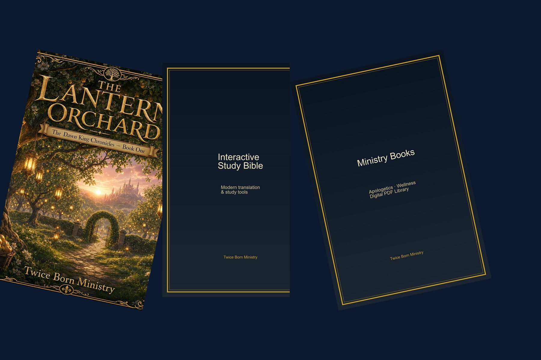 Twice Born Ministry books — Interactive Study Bible, Ministry Books, Dawn King Chronicles
