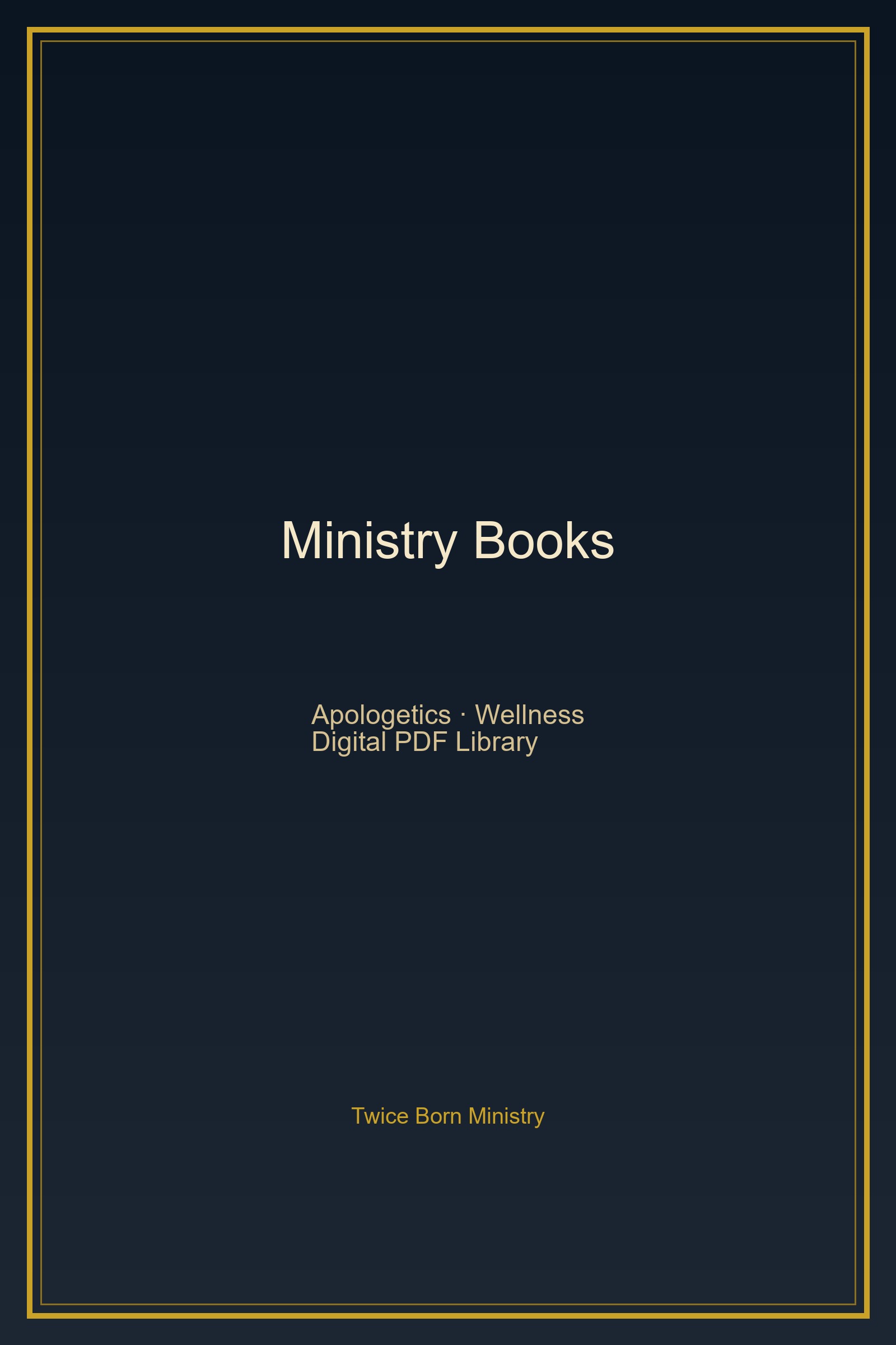 Twice Born Ministry Books collection