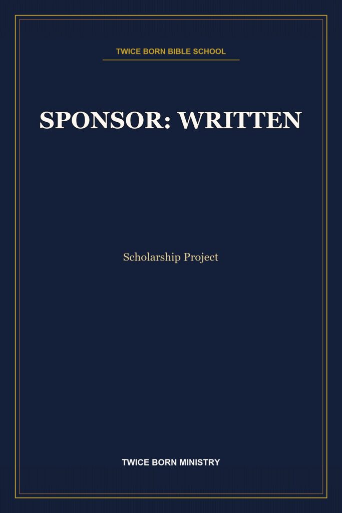 Sponsor: Written