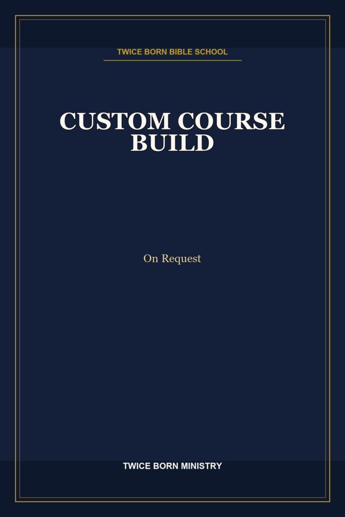 Custom Course Build