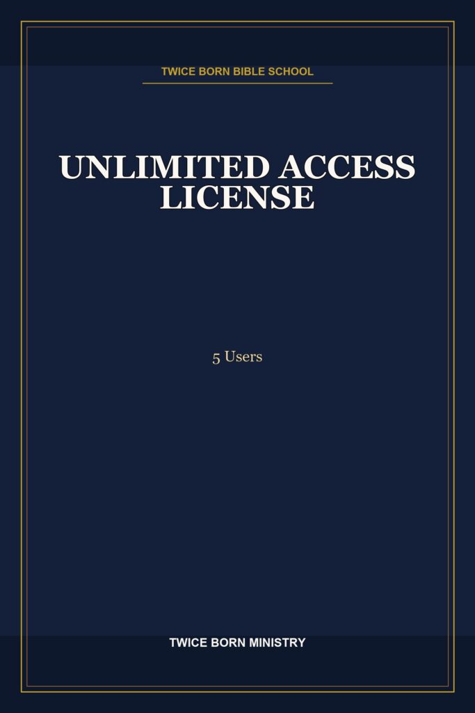 Bible School — Unlimited Access License (5 Users)